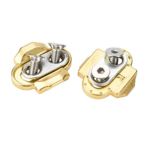 Merssavo Bicycle Premium Cleats Egg Beater Mallet Pedals Bike Accessories Eggbeater Bike Shields Set