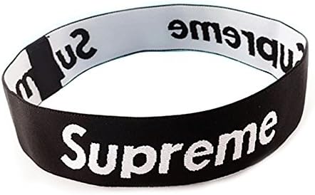 SUPER Q Box Logo Style Headband, Sweatband for Teen, Boys, Girls, Men, Women - Best for Workout, Running, Basketball, Tennis