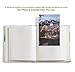 Edian Small Photo Album Baby Journal Album 4x6 Inches with Baby Belly Stickers (Aircraft, Cloth Cover)