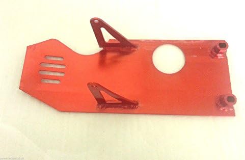 Engine Sump Bash Guard Plate For Dirt and Pit Bikes 50cc - 140cc Red CNC