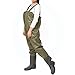 Vonsalor Chest Waders Fishing Boot-Foot Full-Sealed Wader Nylon PVC Waders Men and Women(7.0) 39