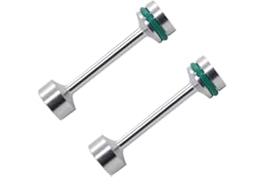 UCCKEYI 2Pcs Billet Aluminum Oil Diverter Barbell lever Compatible With LS LS1 LS2 LS3 5.3 LSX LQ9 LS4