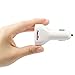 Quick Car Charger QC3.0 PowerMore Dual USB Port Fast Charge [QC2.0 Compatible]For Note5, S6 S7 Edge, LG G4, iPhone 6s/7 Plus, iPad (No Cable)