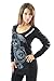 Sons of Anarchy Reaper Long Sleeve Laser Cut Juniors Black T-Shirt | XL