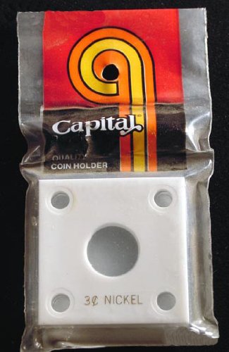 Capital Plastics 2x2 Holder - 3 CENT NICKEL in White