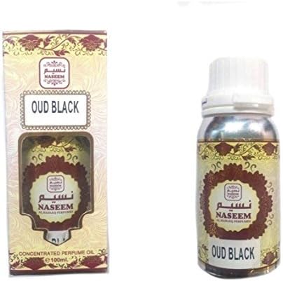 Naseem OUD BLACK Unisex Perfume - 100% Pure Oil Perfume - 3.38 fl.oz