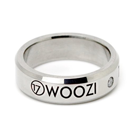 Fanstown Seventeen Kpop Titanium Birthday Ring Necklace with lomo Cards