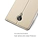 BLU VIVO 8 case, KuGi BLU VIVO 8 case, Ultra-Thin BW Style PU Cover + TPU Back Stand Case for BLU VIVO 8 Smartphone(Gold)