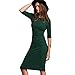NEW HOT！ O-neck Pencil Dress ,BeautyVan Charming Hot Sexy Sexy Women Ladies Slim Bodycon Half Sleeve O-neck Pencil Dress