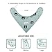 Baby Bandana Drool Bibs by MiiYoung + BPA Free Silicone Teethers with Pacifier Clip + Reusable Gift Bag, Pack of 8 Premium Quality for Boys or Girls, Excellent Baby Shower Registry Gift