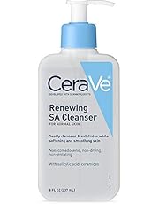 CeraVe SA Cleanser | Salicylic Acid Face Wash with Hyaluronic Acid, Niacinamide & Ceramides| BHA Exfoliant for Face | 8 Ounce