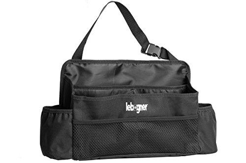 image for lebogner #1 Luxury CAR Organizer, Perfect Front Seat Organizer, Driver