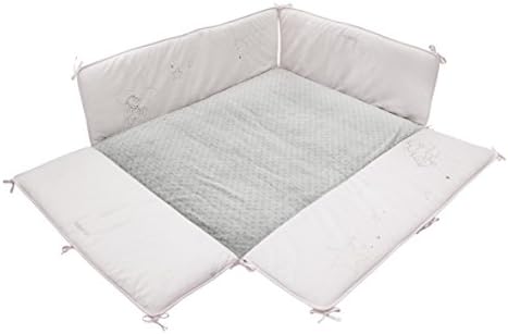 Noukies bb1511.61 Poudre d 'étoiles Playpen Mat 75 x 95 Pink