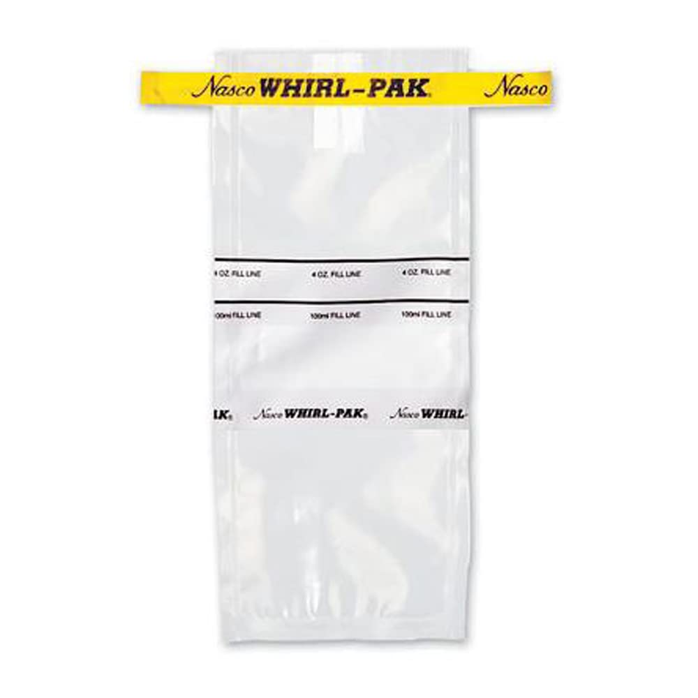 Photo 1 of Nasco | B01297WA | Whirl-Pak Sterile Sample Bags with Write-On Surface | 24 oz (710mL) (Box of 500)