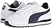 PUMA Men's Turin Running Shoe, White Peacoat, 75 M US