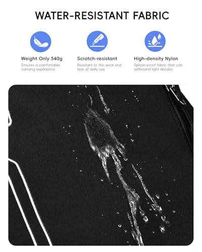Amythe School Backpack for Teenage Boys, School Backpack Grand Capacity 28L for Youth Boy 10 to 18 Years, Waterproof Backpacks for Laptop 15.6 Inches, Black