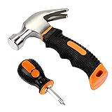 CoZroom 8-ounce Claw Hammer Set Hand Tools with Mini Hammer and Screwdriver