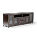 Simpli Home 3AXCCOS72 Cosmopolitan Solid Wood 72 inch Wide Contemporary TV Media Stand in Coffee Brown  For TVs up to 80 inches