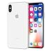 Ultra Thin iPhone X Case, Shamo's PP Thinnest Case [ 0.35mm ] Skin Light Slim Minimal Anti-Scratch Protective Cover Semi-Transparent Lightweight Matte Finish Coating Good Grip Frosted (White)