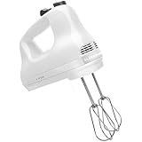 KitchenAid KHM512WH 5-Speed Ultra Power Hand Mixer, White