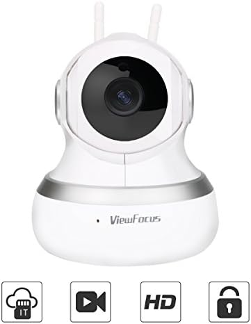 ViewFocus Home Camera Pan / Tilt / Zoom Wireless IP Indoor Security Surveillance Dome Camera 720p HD Night Vision - Cloud Service Available (720P)