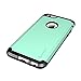 iPhone 6s Plus Case, LUVVITT [Ultra Armor] Shock Absorbing Case Best Heavy Duty Dual Layer Tough Cover for iPhone 6/6s Plus Black/Teal Mint Green