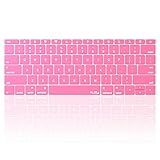Kuzy - Retina 12-inch ROSE PINK Keyboard Cover Silicone Skin for MacBook 12