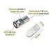 iBrightstar Newest Extremely Bright Wedge T10 168 194 LED Bulbs For Car Interior Dome Map Door Courtesy License Plate Lights, Bluethumb 2