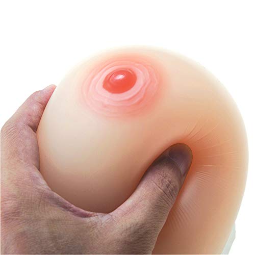 Silicone Breast Forms - Bra Enhancer, Concave Full Prosthesis Breathable Gel Medium Skin Separated Chest, C Cup 800 Gram Light Nude - Thumbnail 6