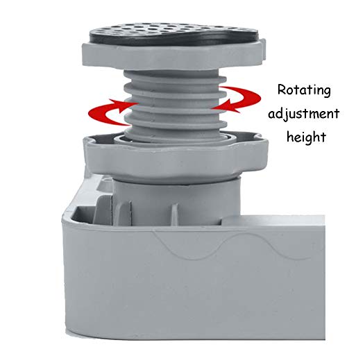 Trolley Pedestal for Washing Machine, Appliance for Tumble Dryers, Cookers, Fridges, Freezers,4(Fixed-Foot)
