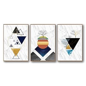 SIGNFORD 3 Piece Framed Canvas Home Artwork Decoration...