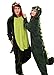 Aoibox Unisex Adult Dinosaur Animal Cosplay Onesie Pajamas Size L GreenDinosaur
