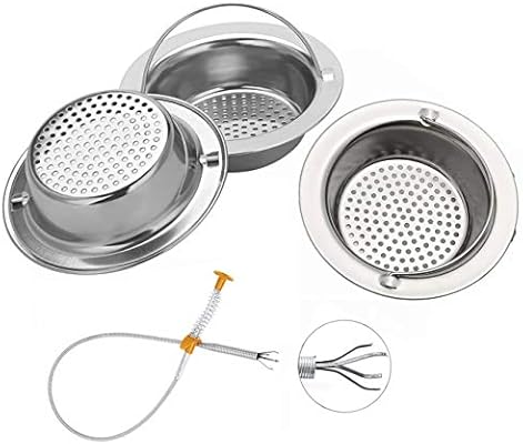 4pcs Sink Drain Strainer Premium Stainless Steel Kitchen Sink Garbage Disposal Stopper Mesh Basket Large Wide Diameter 4 33 Handheld Trash Strainer Food Hair Catcher Colander Amazon Sg Home Improvement
