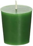 Zest Candle 12-Piece Votive Candles, Hunter Green