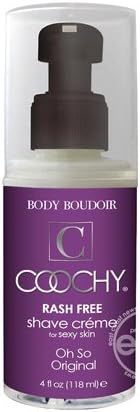 Coochy Body Rash Free Shave Creme, Original, 4 Ounce