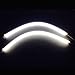 Lemonbest® Pack of 2 Dual Color Switchback Headlight Soft Tube LED Strip DRL Daytime Light White & Amber Turn Signal Light DC 12V 60CM