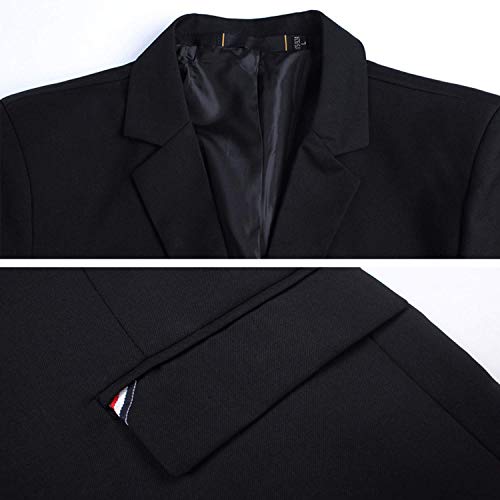 GEEK LIGHTING Party Blazaer for Men Slim Fit Single One Button Jackets(Red,US S=Label 2XL)
