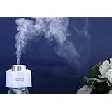 Mini Portable Bottle Cap Air Humidifier with USB Cable for Office Home, White