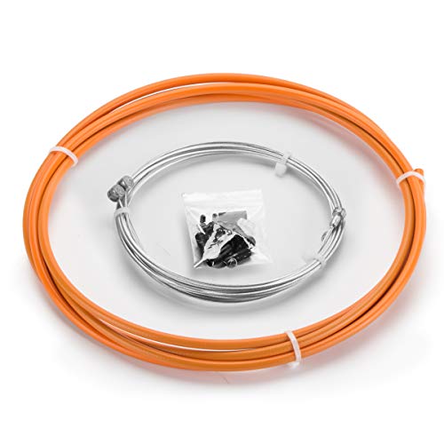 EASTERN POWER Bicycle Brake Cable & Housing, MTB Brake Cables Set, Universal Bike Brake Cables for Mountain/Road Bike, Orange
