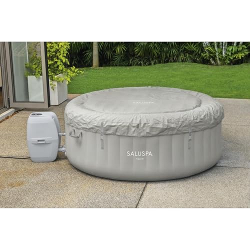 Bestway 60008R SaluSpa Tahiti Airjet Hot Tub Spa, 4 Person, 71" x 71" x 26"/1.80m x 1.80m x 66cm