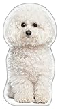 iLeesh Bichon Frise Shaped Pillow