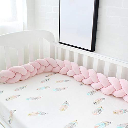 plaited baby cot bumper