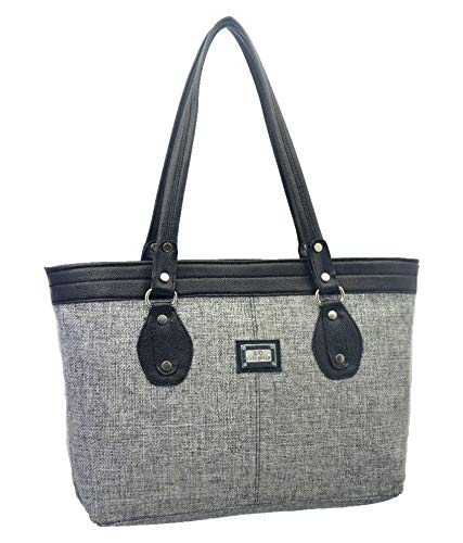 Lady Queen Jennifer Womens Multi Grey Jute Shoulder Bag -Multicolour (FN-315)