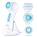 KINGDOMCARES 3 Speed Sonic Facial Cleansing Brush Deep Cleaning Face Brush Cleansing System Electric Exfoliating Brush Facial Cleansing Brush White