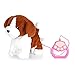 Woodyotime Voice Sensor Interactive Walking and Yapping Puppy Dog Electronic Animal Toys with Remote Control Leash
