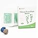 GX GLOBAL Foot Pads 100% All Natural Organic Premium Foot Care,Premium Body Cleanse Foot Pads – Stress, Pain Natural Deep Sleep Aid – Energy(10 Packs per Box) (Greentea)thumb 3