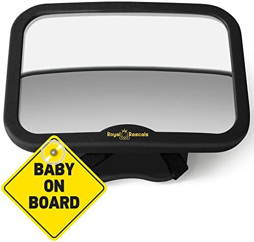 ROYAL RASCALS Baby Car Mirror for Back 