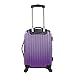 Travelers Club Madison Hardside Expandable Spinner Luggage, Purple, Carry-On 20-Inch