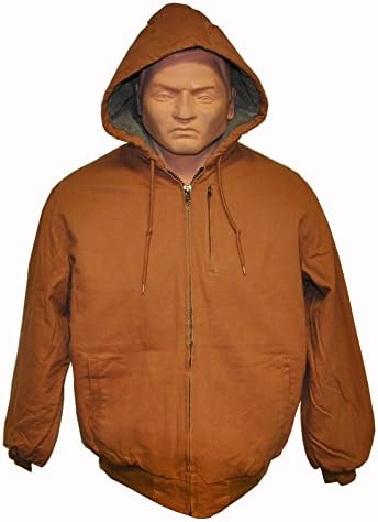 KJW Men's Blizzard-Proof Hooded Insulated Jacket (XL)