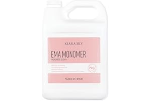 Kiara Sky EMA Monomer - Professional Acrylic Nail Liquid, 32 Fl Oz